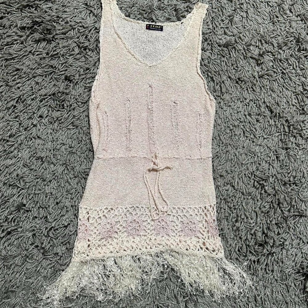 90s Fairy Coquette Knit Tank Size S by Point High Quality Knitwear